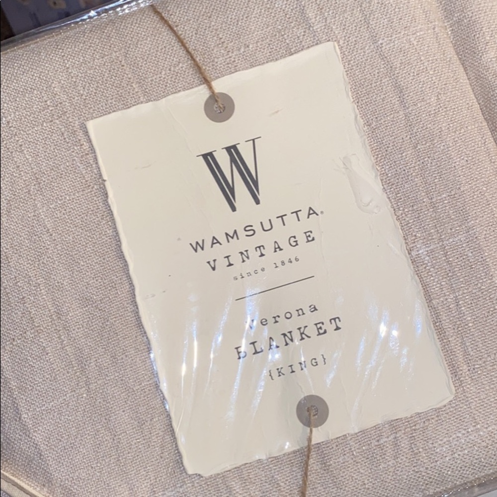 Wamsutta vintage king blanket
